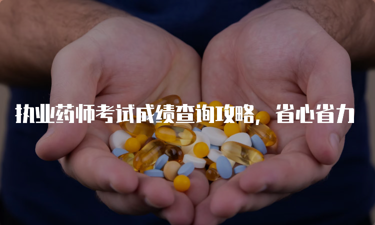 执业药师考试成绩查询攻略，省心省力